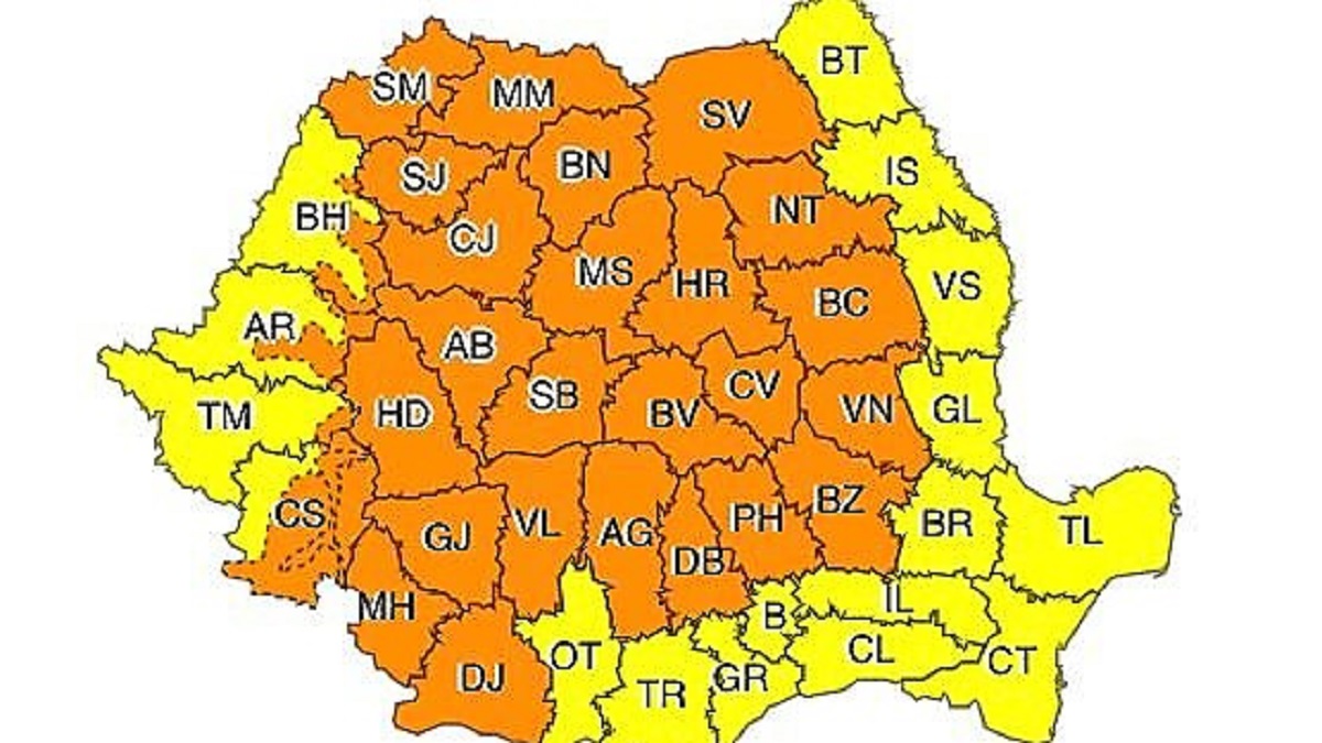 Avertizare Meteorologică: Cod Galben de ploaie valabil și pentru Constanța