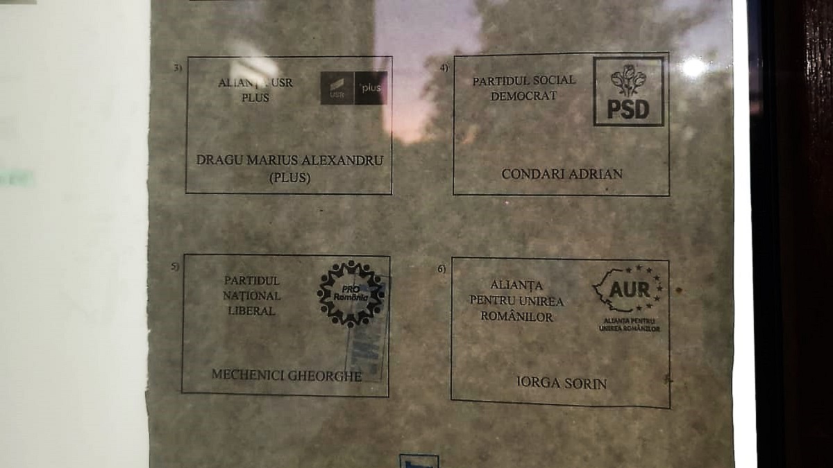Proces electoral suspendat la Costinești după ce buletinele de vot au fost greșite
