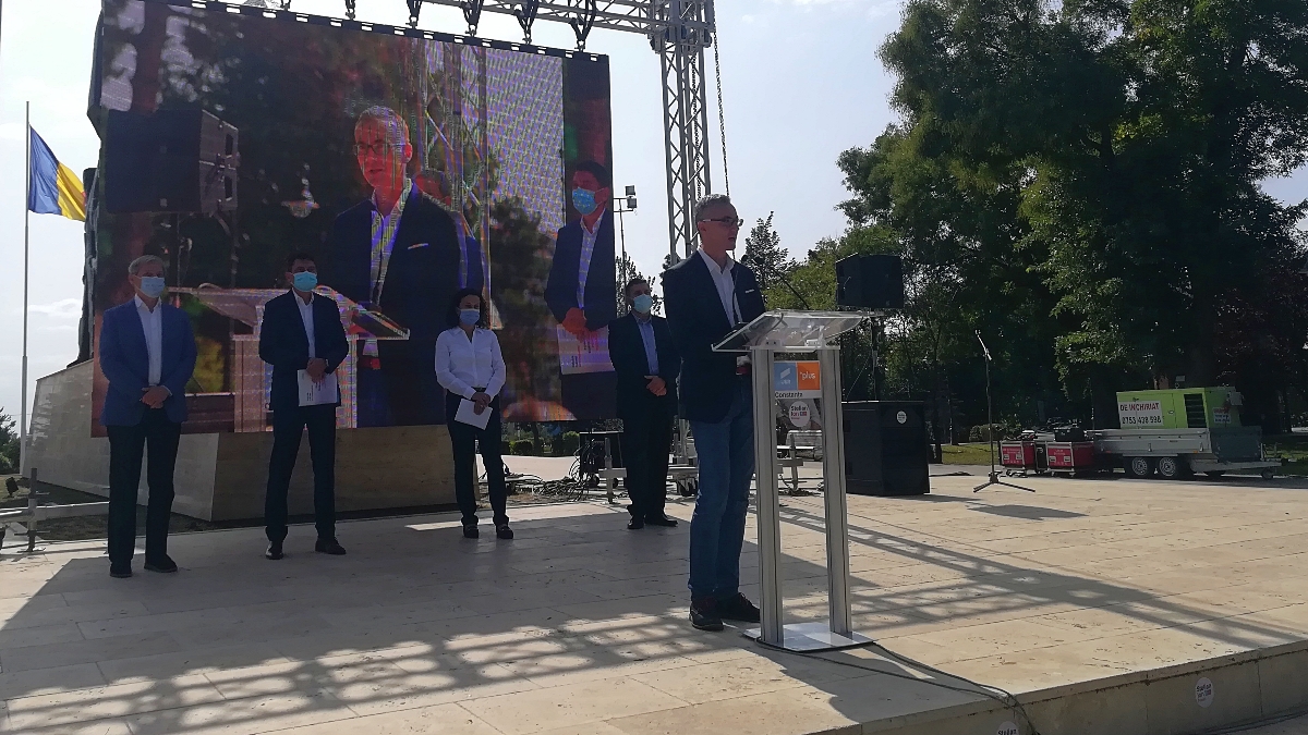 FOTO VIDEO Stelian Ion, candidatul Alianței USR PLUS la Primăria Constanța: “Constanța renaște nu este un slogan! Constanța renaște este un proiect serios, viabil, pentru comunitatea noastră”