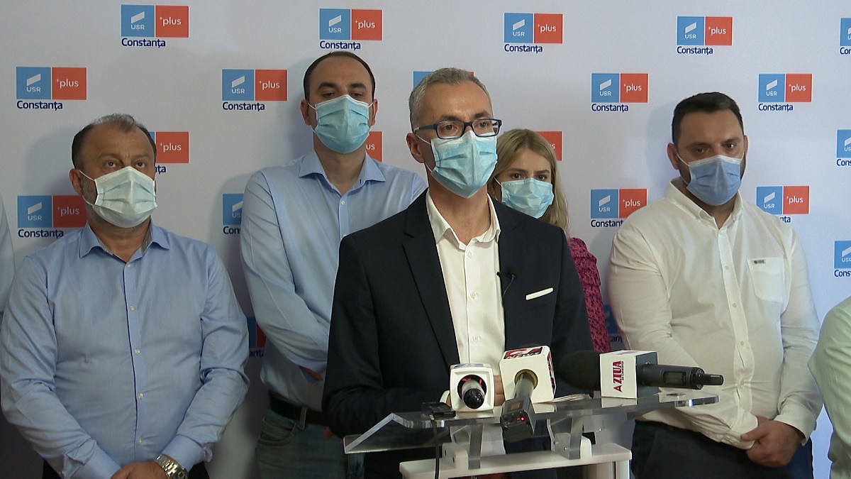 FOTO VIDEO Stelian Ion confirmă acordul dintre USR-PLUS și PNL: “Am ales să mergem pe calea rezonabilă, a conlucrării, pentru a scoate Constanța din subdezvoltare”