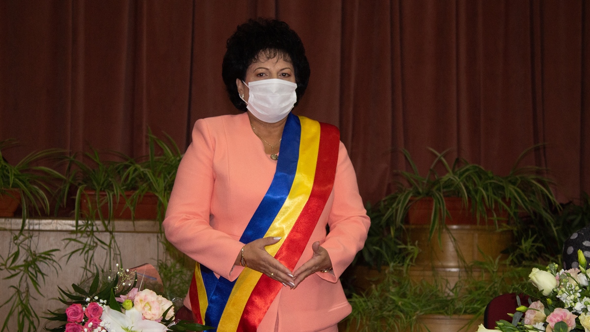 FOTO VIDEO Mariana Gâju, la preluarea celui de-al șaselea mandat de primar al comunei Cumpăna: “Dorință, credință și suflet să avem, să muncim pentru fiecare locuitor al comunei”