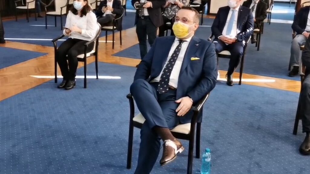 Ionuț Rusu, viceprimarul Constanței. FOTO Captură Video