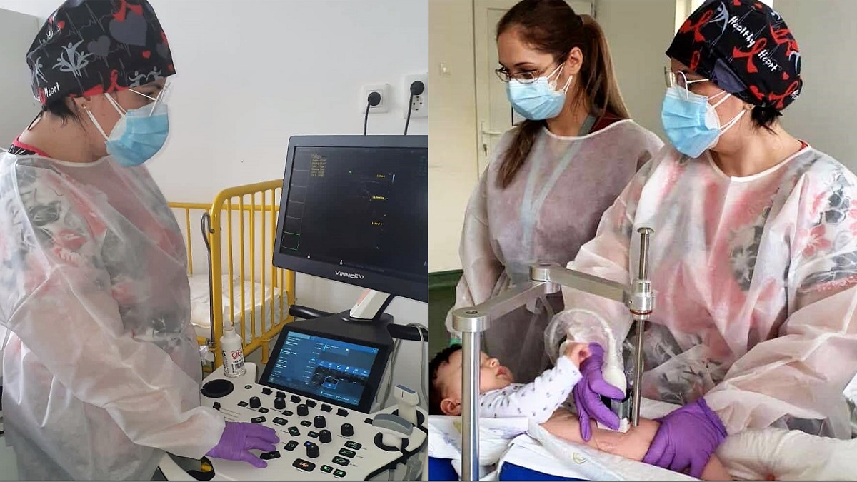 Asociația Dăruiește Aripi dotează secția de Chirurgie și Ortopedie Pediatrică a Spitalului Județean Constanța cu un ecograf performant