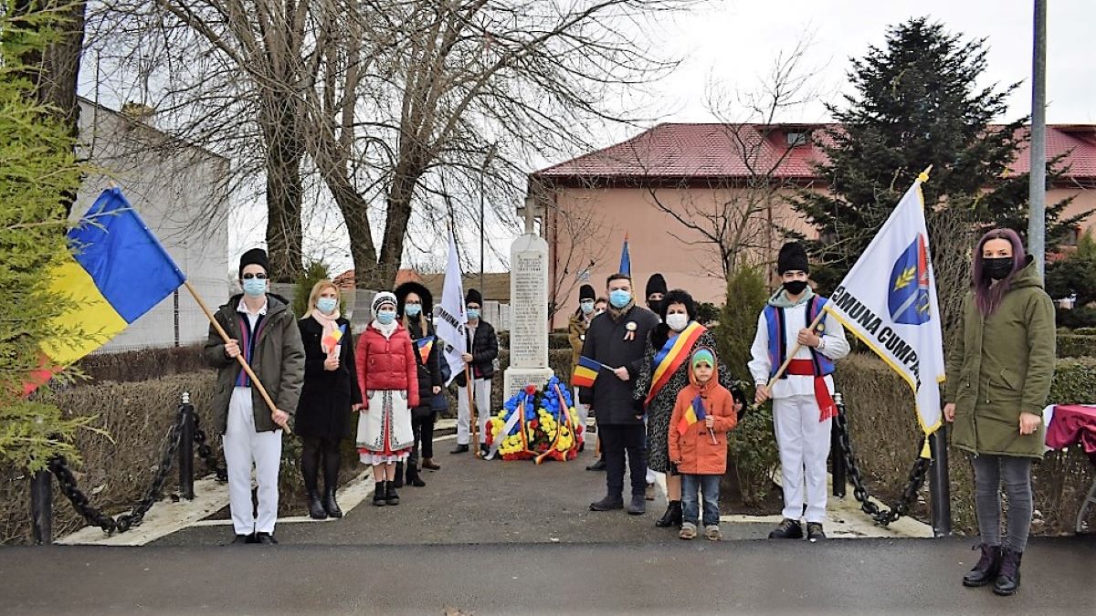 FOTO Ziua Unirii Principatelor a fost sărbătorită cu fast la Cumpăna