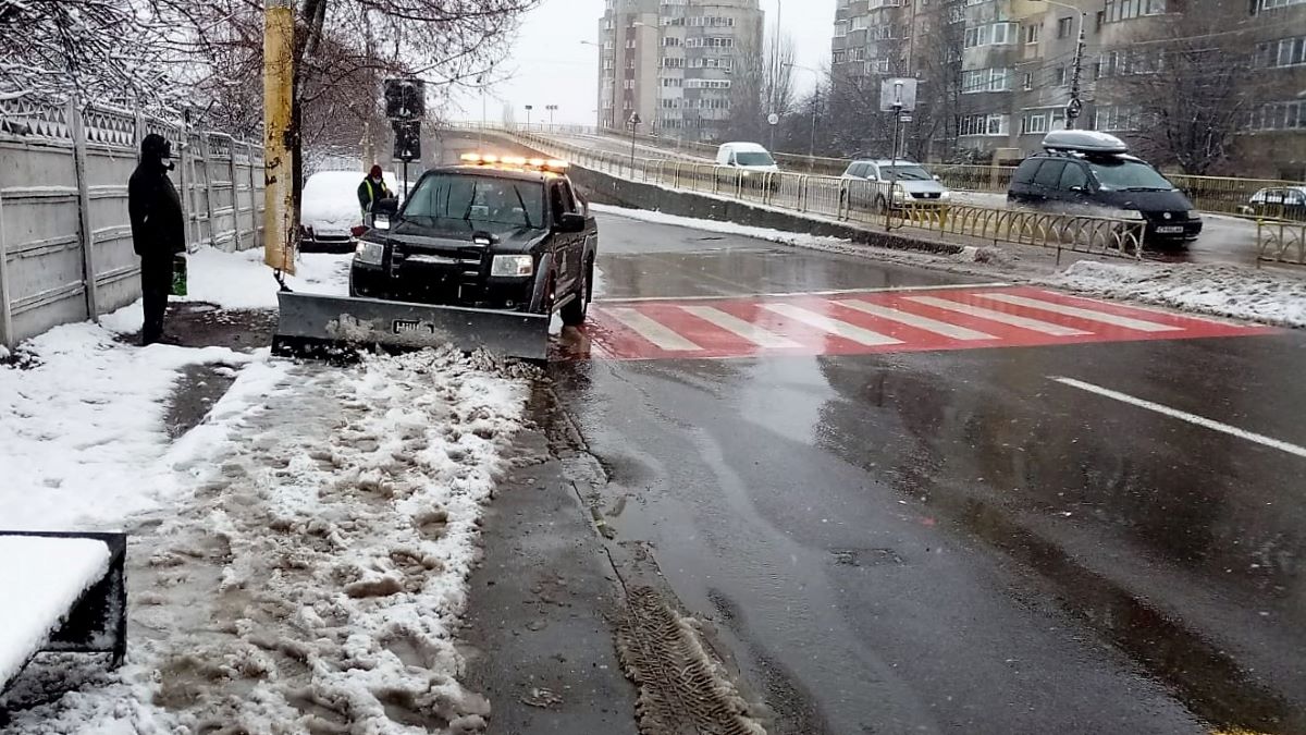 Primăria Constanța: „În acest moment se circulă în condiții bune pe toate arterele din municipiu”