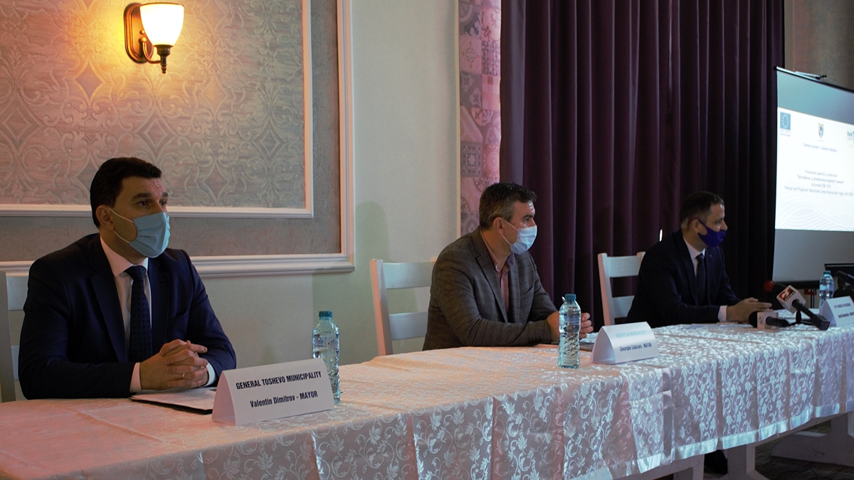 FOTO VIDEO Orașul Murfatlar continuă parteneriatul transfrontalier pe axa Bulgaria – România – Ucraina. În orașul constănțean va fi modernizat un centru cultural, va fi construită o grădină de vară și va fi reabilit Monumentul Eroilor