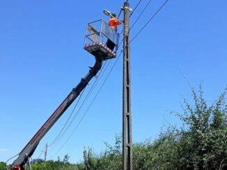 Sistem de iluminat public modern, cu lămpi LED