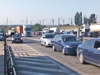 Aglomerație pe Autostrada A2. FOTO DRDP Constanța
