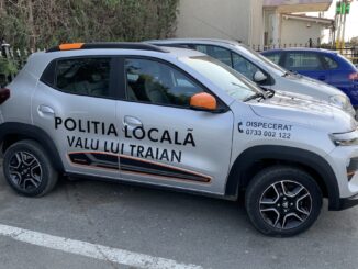 Dacia Spring pentru Poliția Locală Valu lui Traian. FOTO Adrian Boioglu / valureni.ro