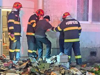 Incendiu într-un apartament de bloc din Năvodari FOTO Arhivă/ ISU Constanța