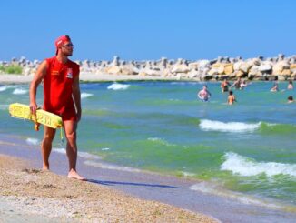 Salvamar pe plajă. FOTO: Primăria Constanța