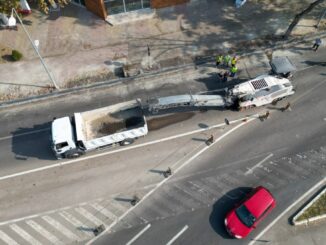 Lucrări la carosabilul din oraș. FOTO Primăria Constanța