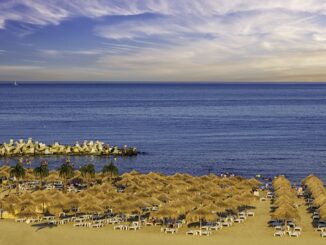 Plaja Reyna din Constanța. FOTO OMD Mamaia - Constanța