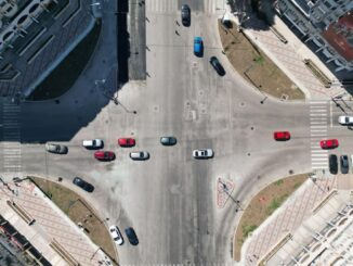 Intersecția de la Trocadero, Constanța. FOTO PMC