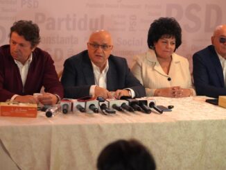 Conducerea organizației județene a PSD Constanța. FOTO Adrian Boioglu