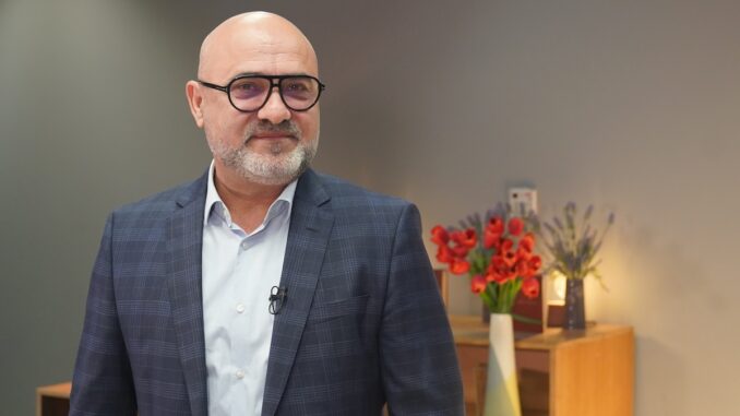 Daniel Constantin Moraru, coordonatorul organizației județene AUR Constanța. FOTO Mitică Raftu / CTnews