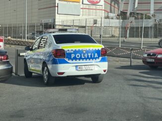 Parcare de polițist. FOTO CTnews