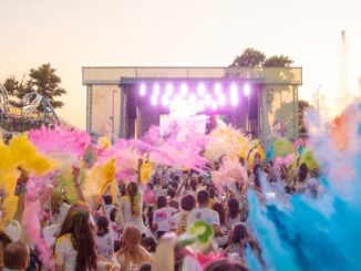 Color Run aduce, la Mamaia, restricții de circulație. FOTO Primăria Constanța