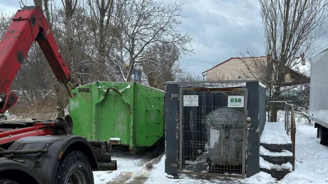 Container pentru deșeuri voluminoase. FOTO Polaris M Holding