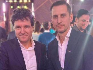 Nicușor Dan și George Gima. FOTO: Facebook George Gima