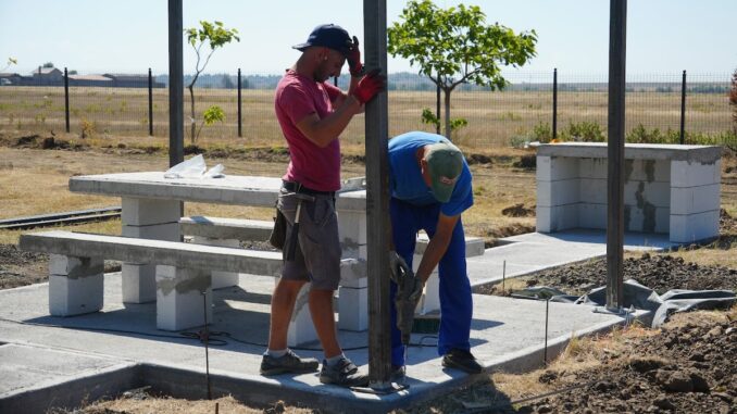 Spații de grătar la Cumpăna. FOTO Primăria Cumpăna