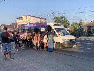 Microbuz pe ruta Tuzla - Constanța. FOTO A.F.