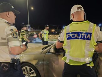 Razie a Poliției Rutiere în Constanța. FOTO IPJ Constanța