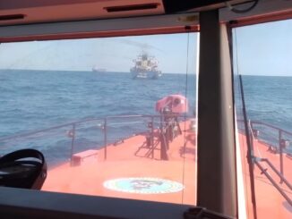 Salvare pe mare. FOTO ARSVOM