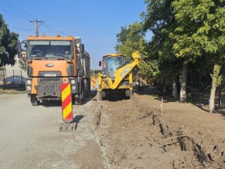 Lucrări de modernizare a drumurilor. FOTO Facebook Drumuri Județene Constanța