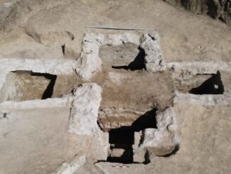 Descoperire arheologică de excepție la Constanța: un monument funerar unic, datat în secolul al IV-lea. FOTO Facebook MINAC