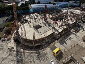 Cota 0 a celui mai nou spital constănțean a fost finalizată și urmează ridicarea suprastructurii. FOTO Consiliul Județean Constanța