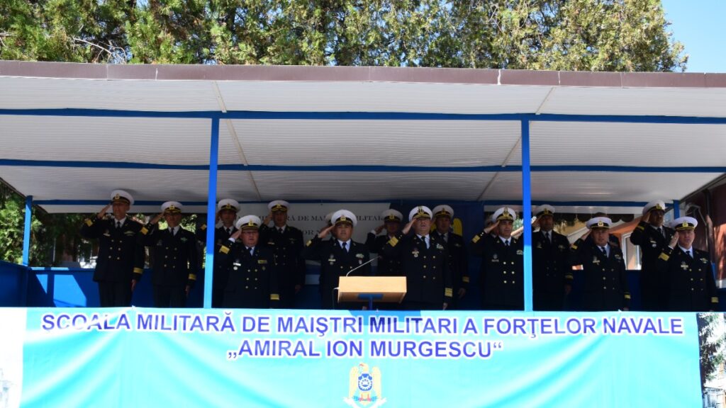 Deschidere de an școlar la Școala Militară de Maiștri Militari a Forțelor Navale. FOTO Forțele Navale Române