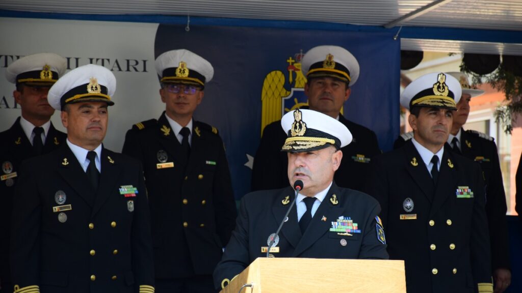 Contraamiral Marcel Neculae, locțiitorul șefului Statului Major al Forțelor Navale. FOTO Forțele Navale Române