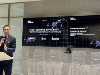 Deputatul USR George Gima la Forumul de Securitate din Polonia. FOTO Facebook George Gima