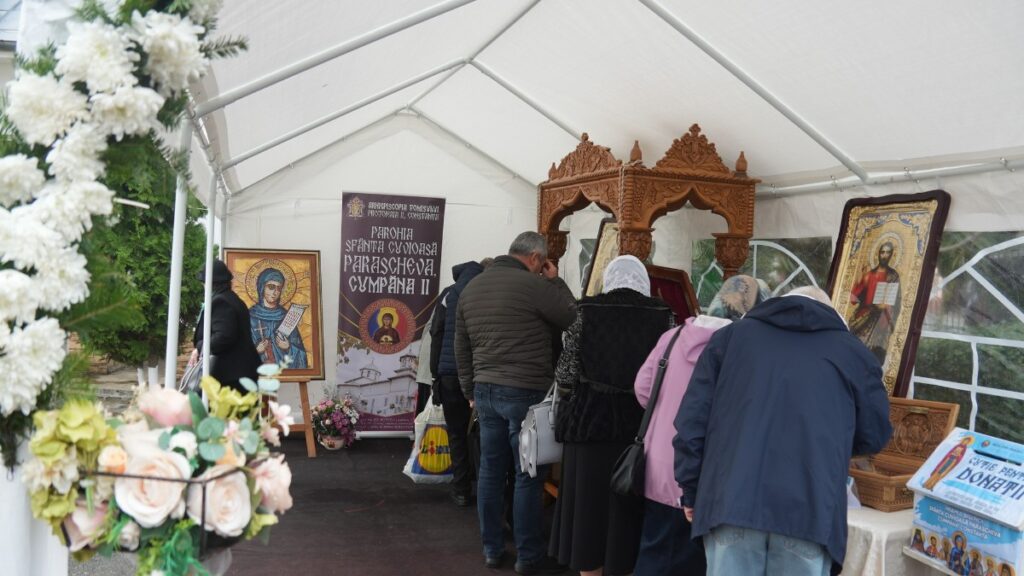 Sărbătoare la Cumpăna, cu ocazia hramului Bisericii „Sf. Cuv. Parascheva”. FOTO Primăria Cumpăna