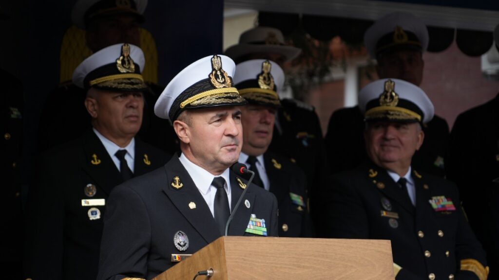 Elevii Școlii Militare de Maiștri Militari a Forțelor Navale au jurat credință patriei. FOTO Forțele Navale Române