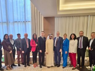 Deputatul USR George Gima, vizită în Emiratele Arabe Unite. FOTO Facebook George Gima