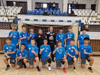Handbaliștii Clubului Sportiv Școlar Medgidia își reconfirmă valoarea cu o noi victorii. FOTO CSS Medgidia