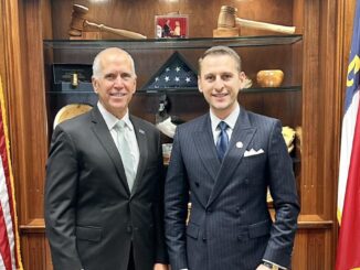 Deputatul USR George Gima alături de senatorul republican Thom Tillis