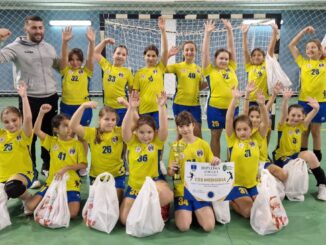 Micuțele handbaliste de la CSS Medgidia