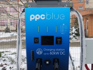 La Cumpăna au fost amenajate două stații de reîncărcare pentru mașinile electrice. FOTO Primăria Cumpăna